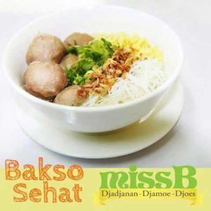 Bakso Sehat, menu yang popuker di Café Miss B Djajanan, Djamoe, Djoes